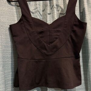 Finesse Black Crop Top